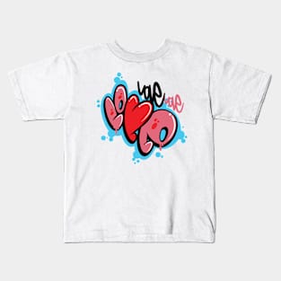 Love Throwie (Skin Tone) Kids T-Shirt